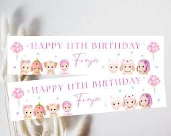Sonny Angel Birthday Banner (Digital File)