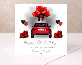 Personalised Driving Test Card | Congratulations Passing Driving Test | New Driver Card | 17th Birthday Card | First Car Card | Lessons
