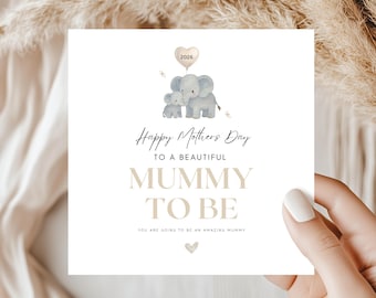 Personalised First Mothers Day Card | Mummy To Be, From The Bump