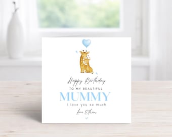 Birthday card for Mummy l Mummy to be l Baby Shower l Personalised card