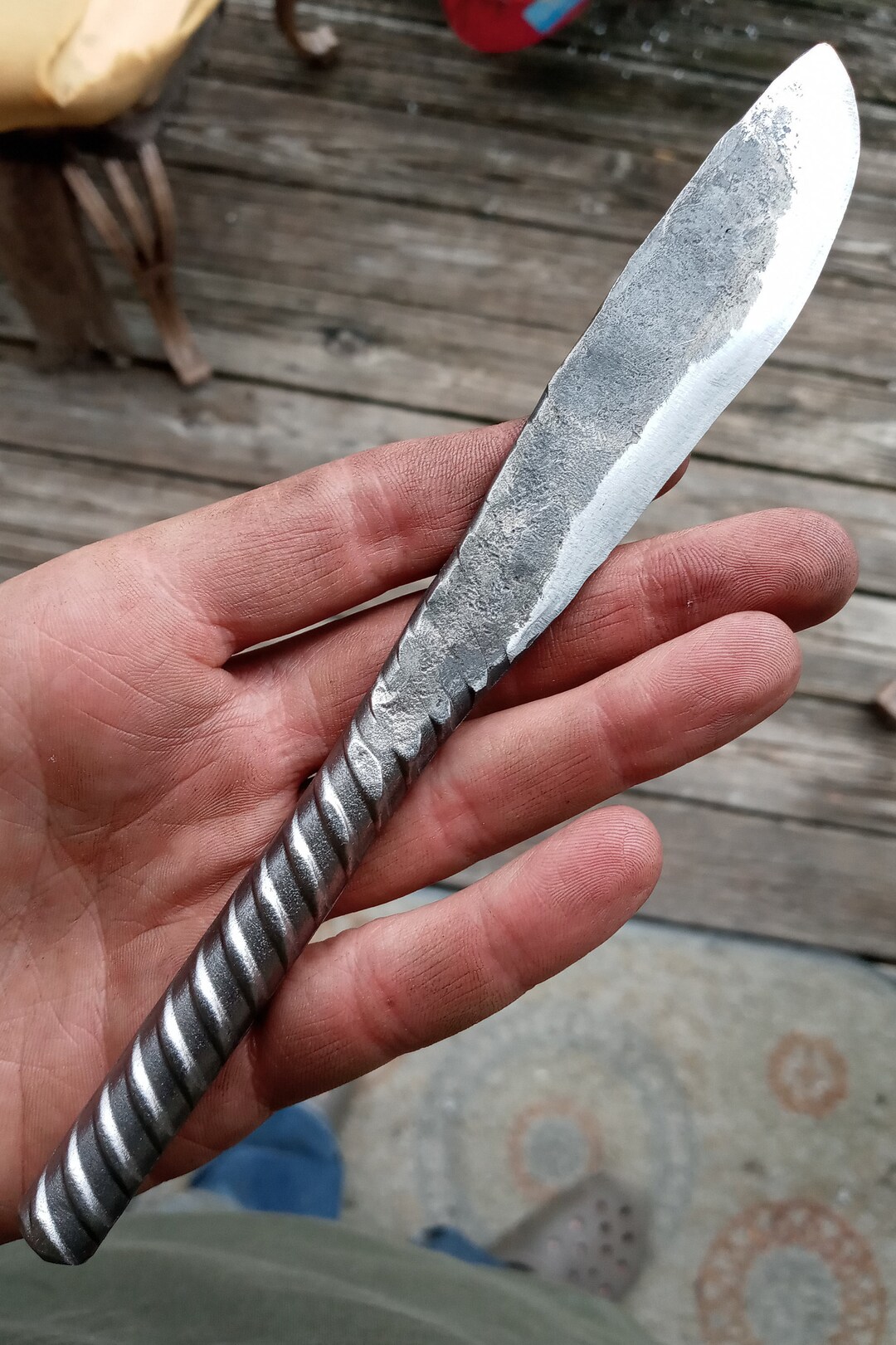 Hand Rebar Knife Etsy