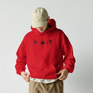 Moletom Unissex com Logotipo Homem-Aranha Bordado
