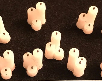 Miniature White Candles, 24th Scale Dollhouse Diorama