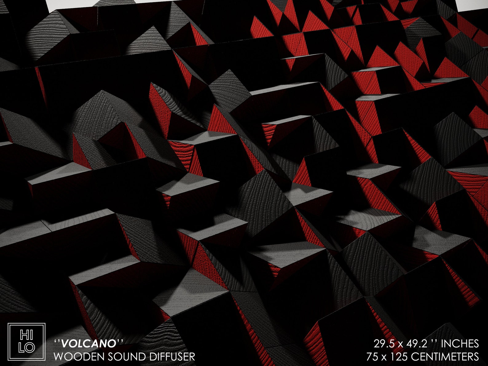 Sound Diffuse 3D Wall Art Wooden Sound Diffuser Art Studio - Etsy