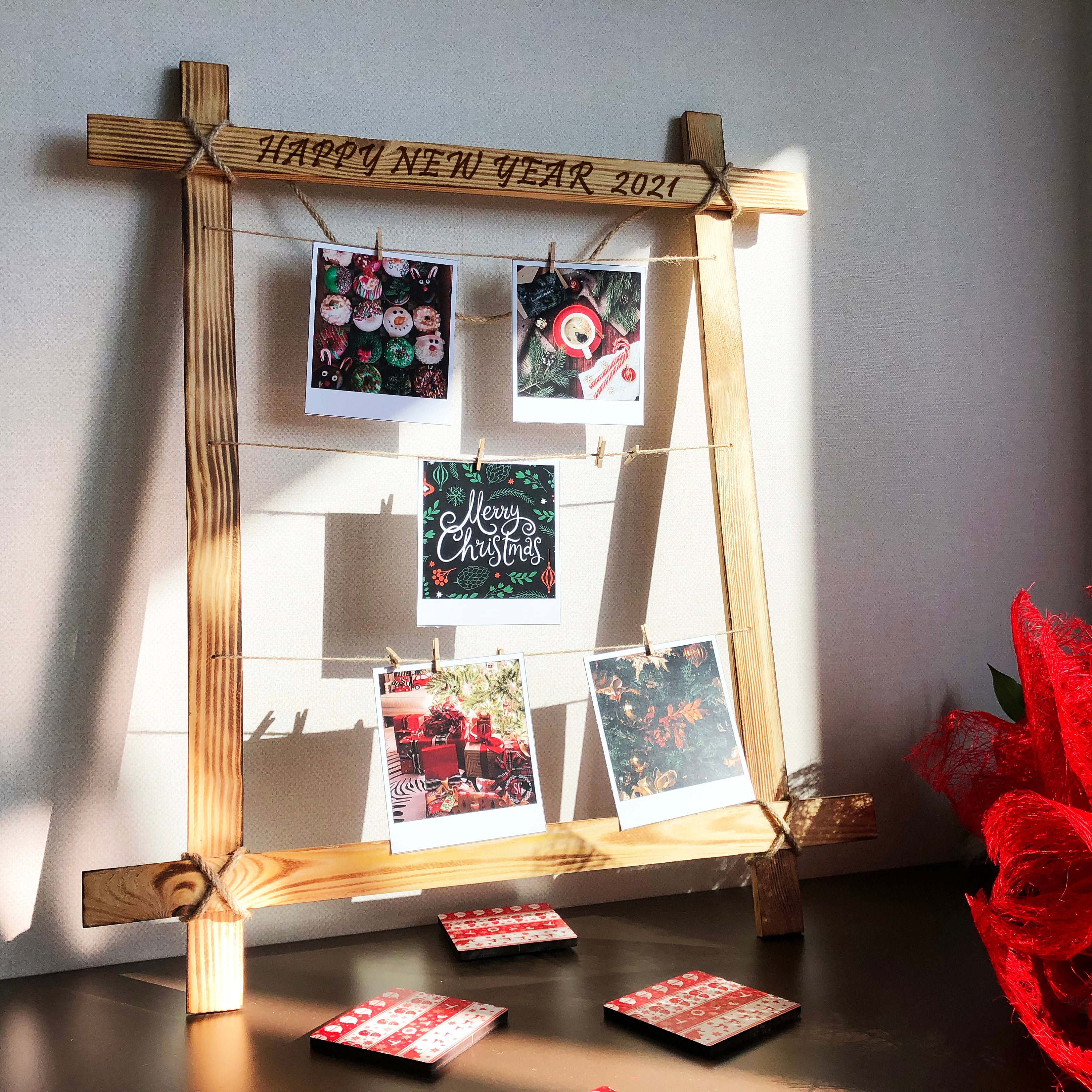 Custom Wood Clothespin Photo Frame Personalize Birthday Gift - Etsy