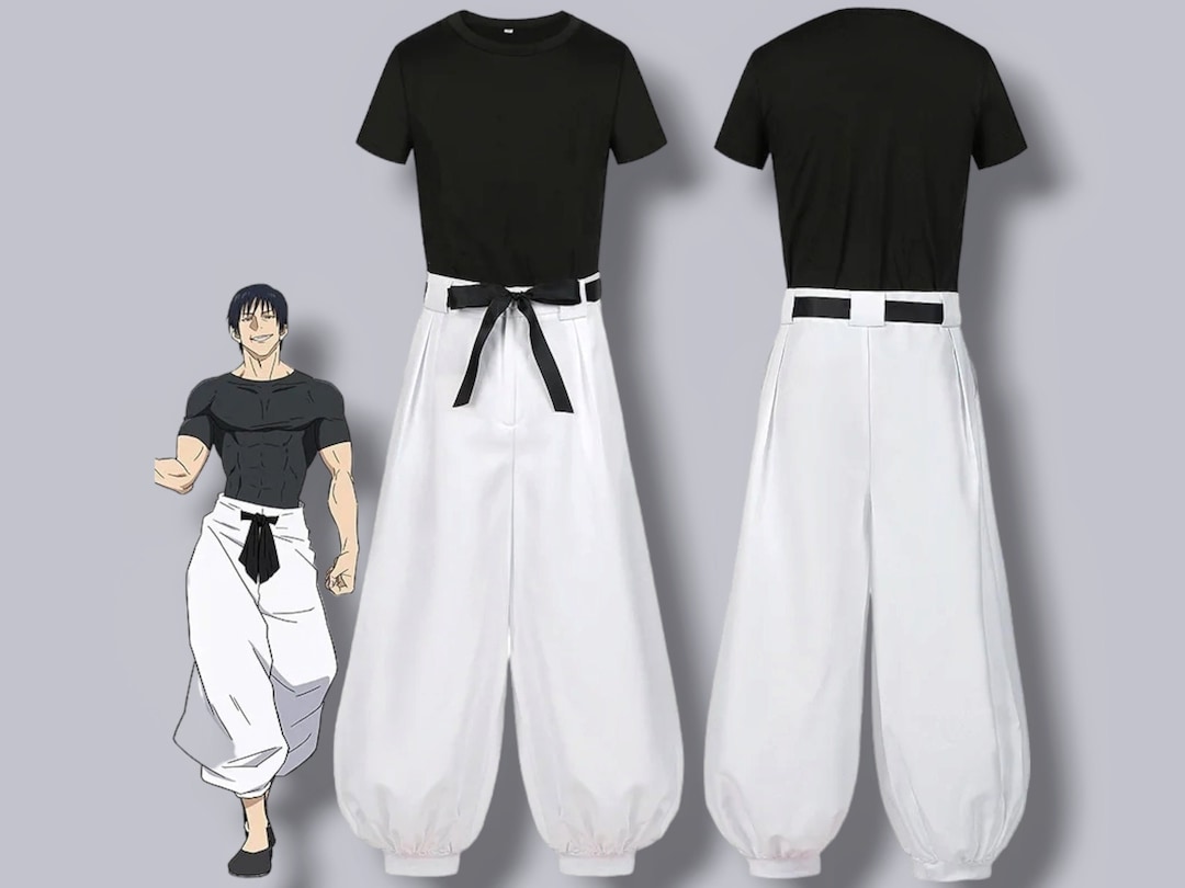 Fantasia de cosplay de Toji Fushiguro Anime Jujutsu Kaisen Temporada 2 ...
