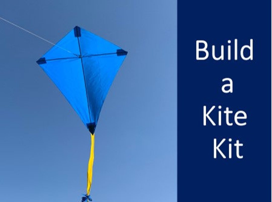 Kite Kit W/ Wood Dowels DIY Kite Kites Kite Project Kite Etsy