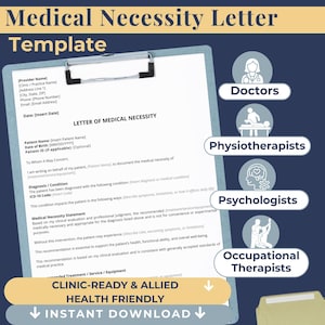 Letter of Medical Necessity