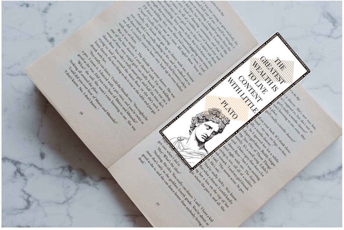 light academia printable bookmark dark academia book lover etsy