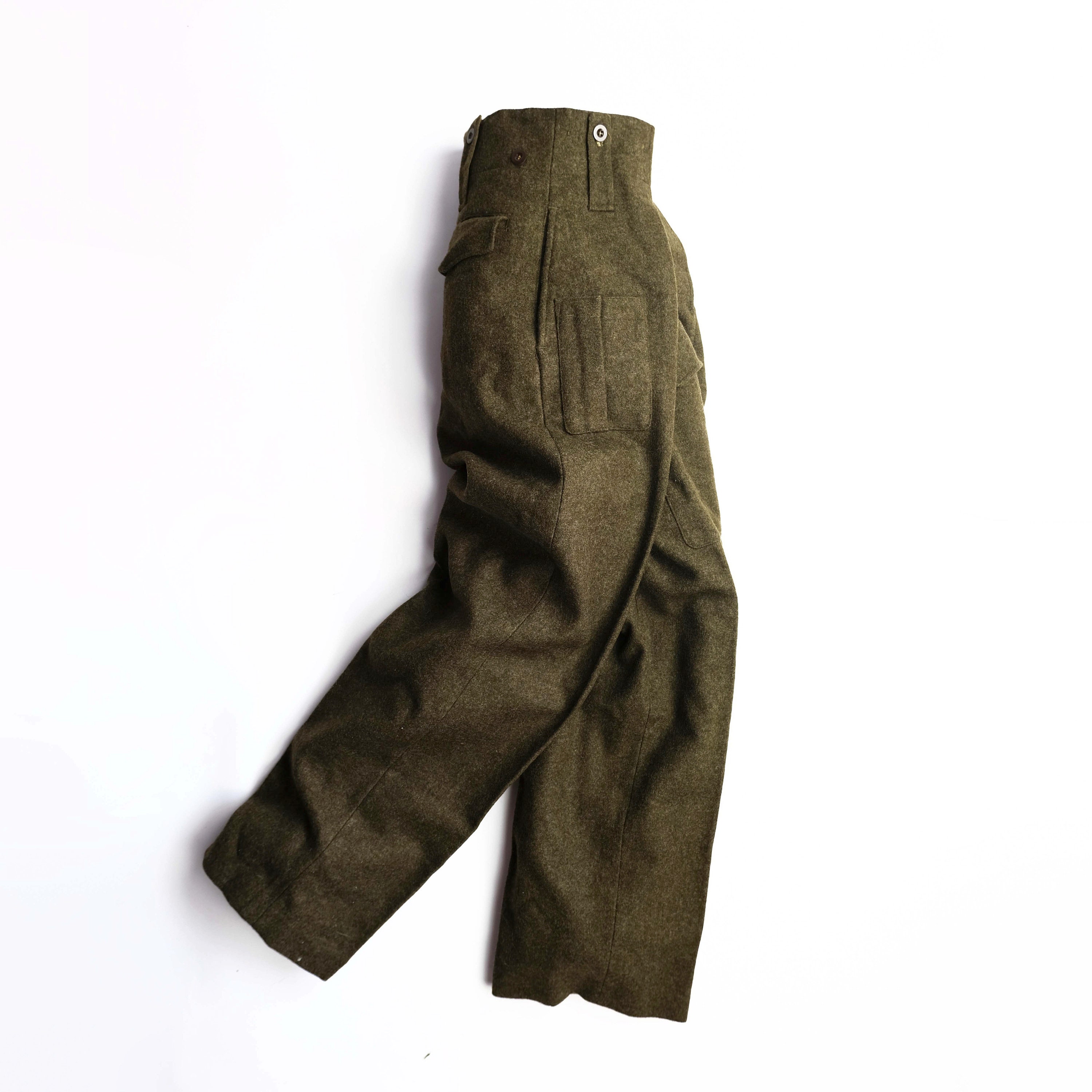 Vintage 1950s Dutch Army 100% Wool Trousers - Size 28X29 - Etsy