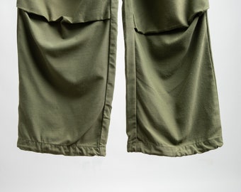 Vintage 70s US Army M65 Cargo Pants 1970s Authentic Faded Olive 