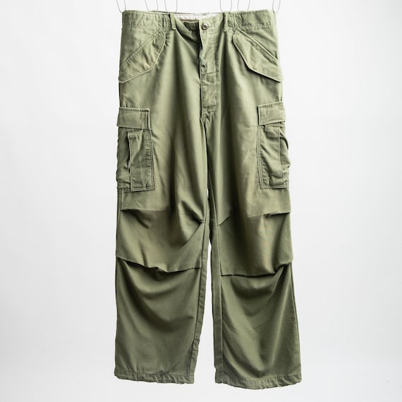 Vintage 70s US Army M65 Cargo Pants 1970s Authentic Faded Vintage 70s US Army M65 Cargo Pants 1970s Authentic Faded