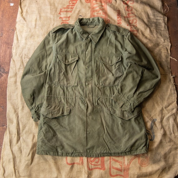 Buy Vintage 1950s US Army M-51 Field Jacket Cotton OG-107 Korean