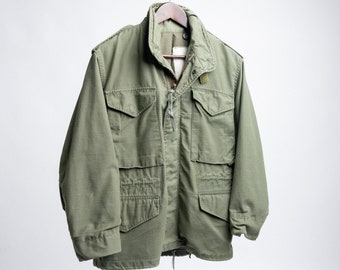 Vintage US Army M65 Field Jacket - Size XS 38 Chest / Army Surplus / Vietnam War / Made in USA / 1970s M65 Parka / OG107