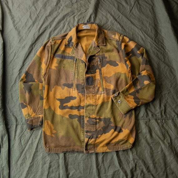 Orange army fatigue jacket Clearance