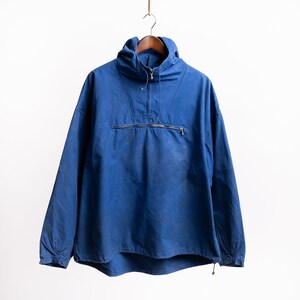 Vintage 1960s 60s Swiss Protector Blue Mountaineering Anorak Parka 