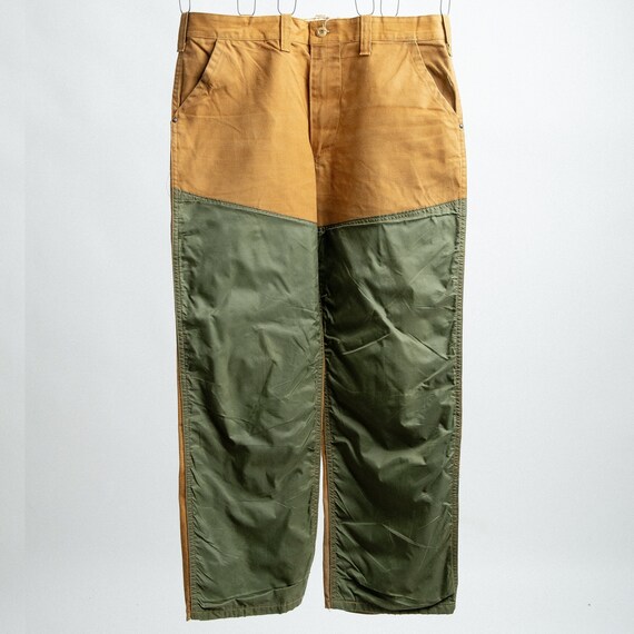 Vintage 70s SAFTBAK Double Knee Hunting Trousers … - image 1