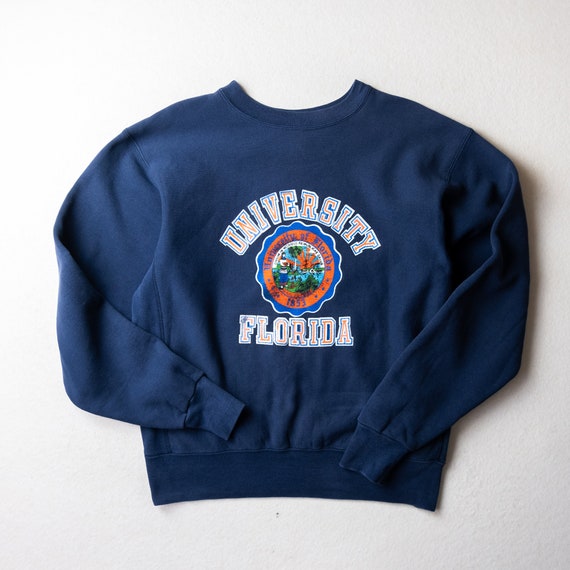 Vintage 1970s 70s Blue University Of Florida Soff… - image 1