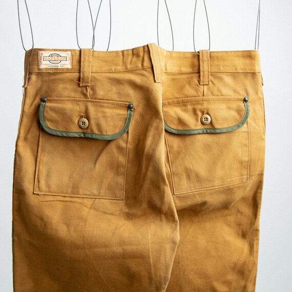 Vintage 70s SAFTBAK Double Knee Hunting Trousers … - image 6