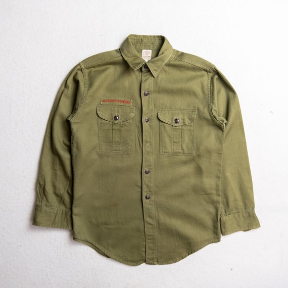 Authentic Vintage 1950s 50s US Boy Scouts Cotton Twill Long 
