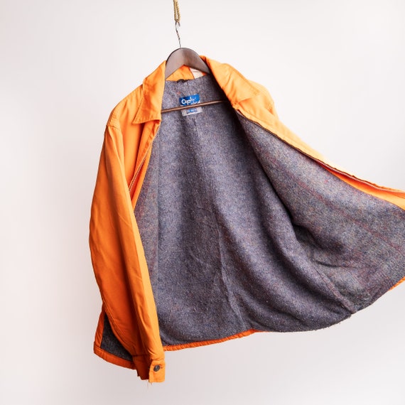 Vintage 70s Big Smith Faded Orange Blanket Lined … - image 5