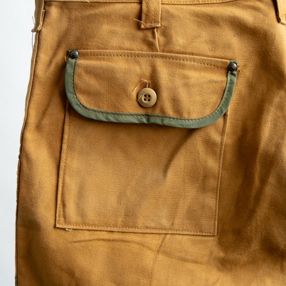 Vintage 70s SAFTBAK Double Knee Hunting Trousers … - image 8
