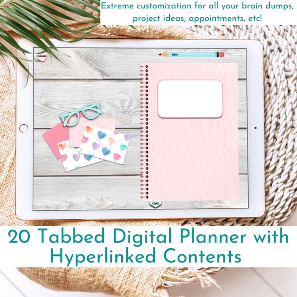 Customizable Undated Planner Etsy