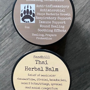 Naturheilmittel, Bärenwurzelsalbe, Magnesium Rub. Schmerzlinderung Bars, Thai Kräuterbalsam, Kleinkind Brust Rub.  Heilung und Schutz