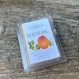 The Better Basic - Highly Scented Pumpkin Caramel Scented Soy Wax Melt / Pumpkin Wax Melt / Fall Wax Melt / Sweet Bakery Scented Wax Melt