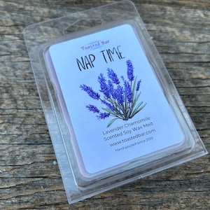 Nap Time - Highly Scented Lavender Chamomile Scented Soy Wax Melt, Wax Tart, Candle Melt, Spring Wax Melt, Lavender Wax Melt