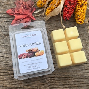 Indian Summer - Orange Pomander Scented Soy Wax Melt / Highly Scented Citrus Fall Wax Melt for Halloween