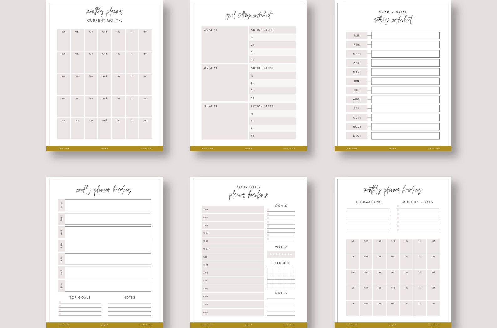 100 Page Canva Workbook Creator Template Fully Customizable Etsy
