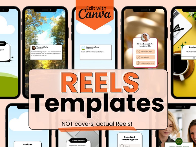 Reels Templates Reels Covers IG Templates Canva Etsy Reels Templates Reels Covers IG Templates Canva Etsy