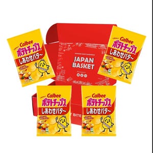 Japanese Calbee Potato Chips | 4 Pieces Japanbasket Box Edition