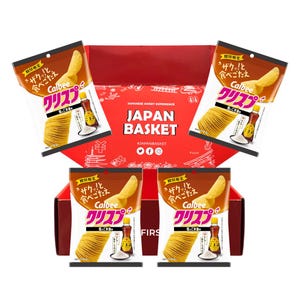 Japanese Calbee Crisp Salt and Sesame Oil Flavor - 4 Pieces Japanbasket Box Edition