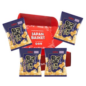 Traditional Japanese Calbee Kataage Potato, Light Flavor | 4 Pieces Japanbasket Box Packaging