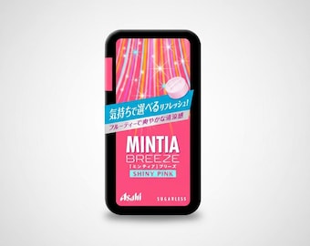 Asahi MINTIA Breeze Shiny Pink Mint Tablets, Sugar-Free