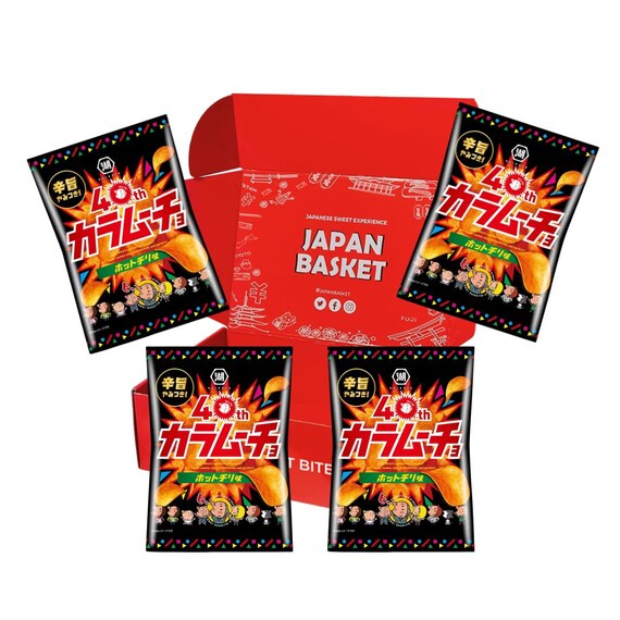 Koikeya Karamucho Spicy Chicken Flavor Japanese Potato Chips - Etsy