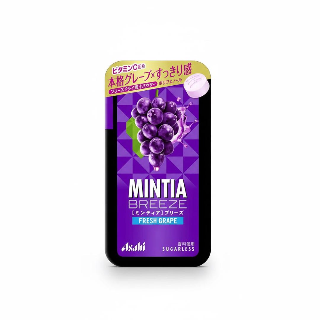 Asahi MINTIA Breeze Fresh Grape Japanese Candy Mints - Etsy