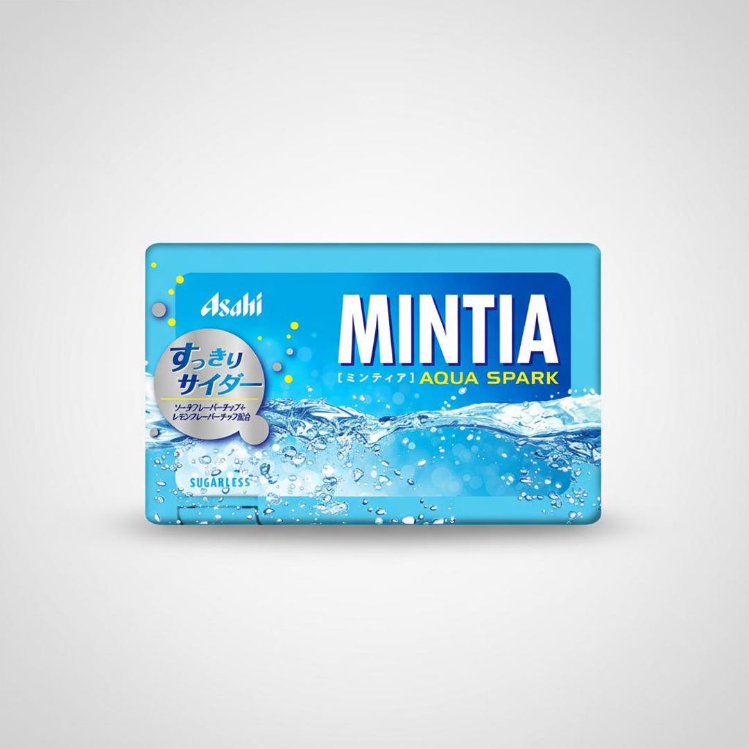 Japanese Mints Asahi MINTIA Aqua Spark Soda Lemon Refreshing Japanese Mints - Etsy