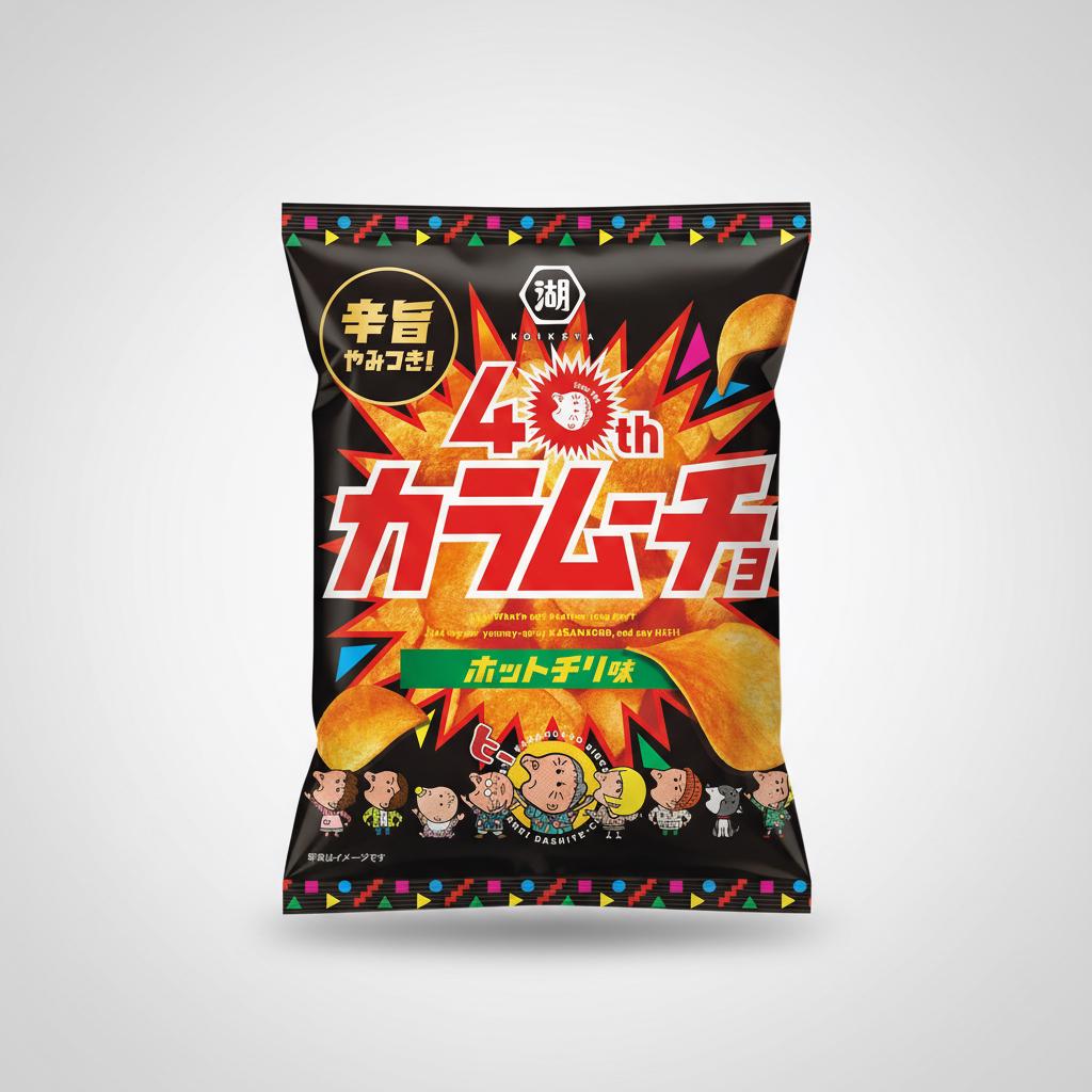 Koikeya Karamucho Spicy Chicken Flavor Japanese Potato Chips - Etsy