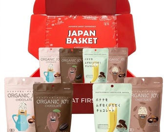 Nisshin Chemical Organic Chocolate Bar Assortment - Dark Almond & Milk Joy
