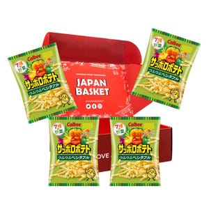 Bulk Calbee Sapporo Potato Crushed Vegetable Collection - 4 Pieces Japanbasket Box