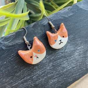 Adorable Cat Face Earrings