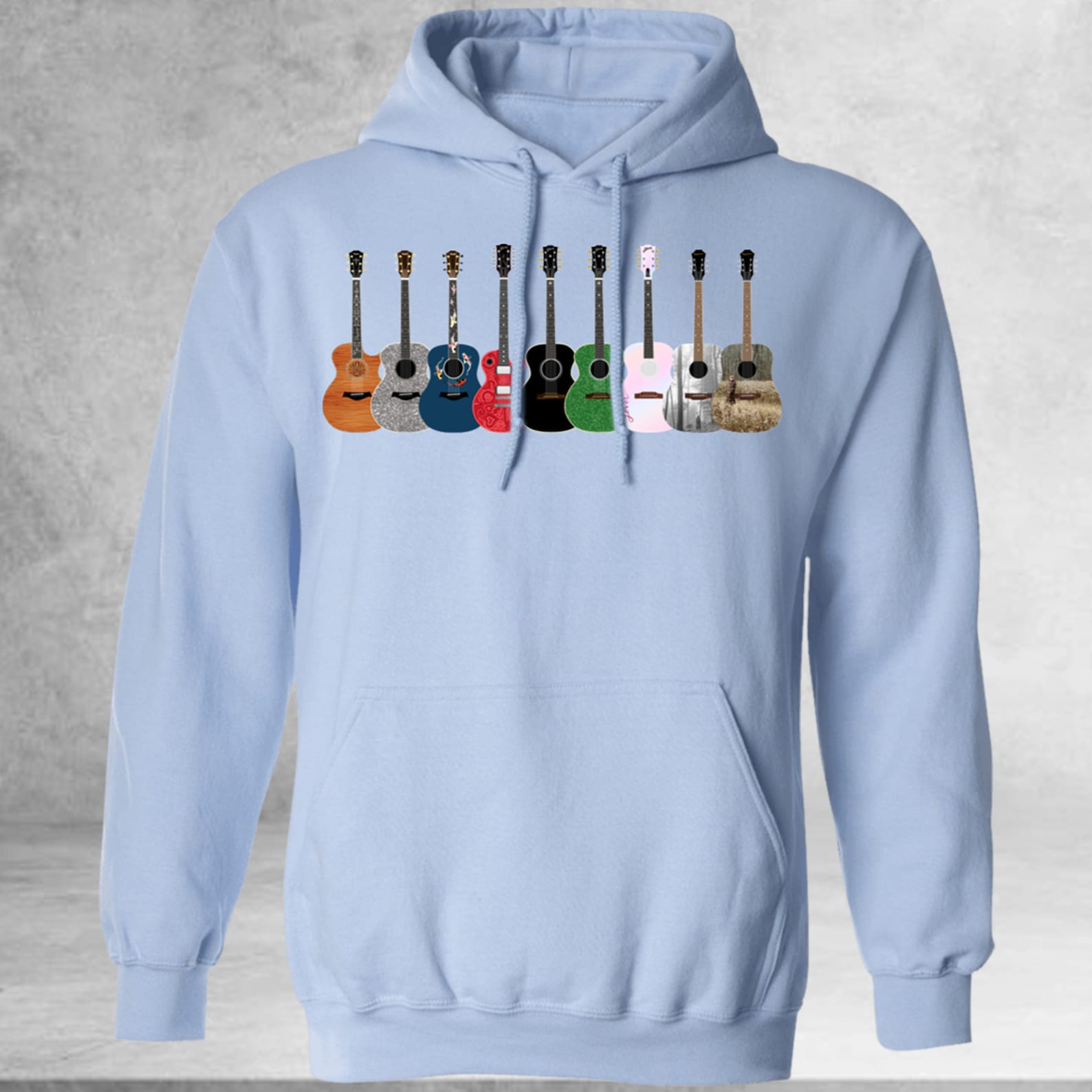 Taylor Swiftie Hoodie Taylor Swift Era Hoodie 9 Guitars Etsy