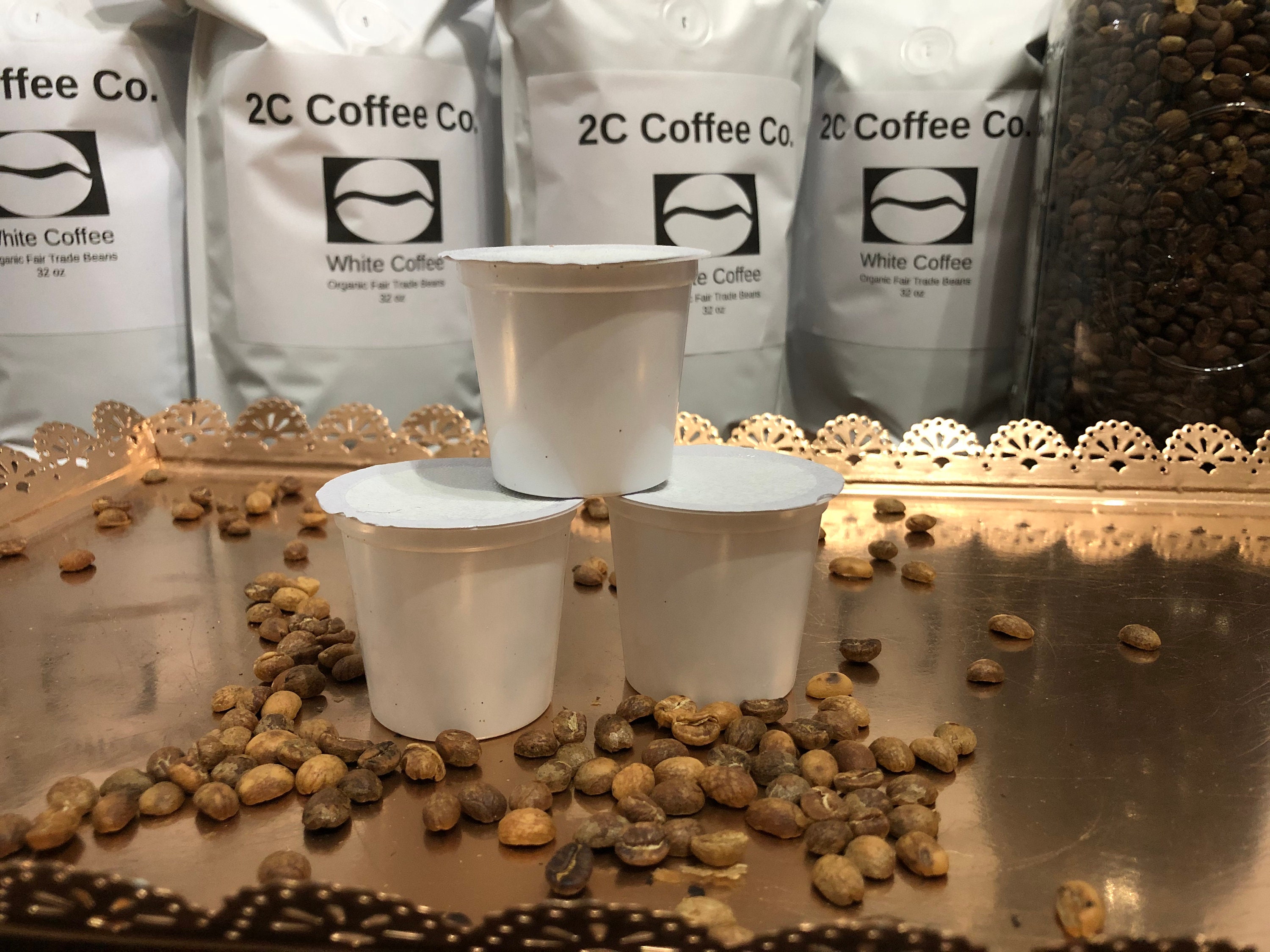 White Coffee Kcups Etsy