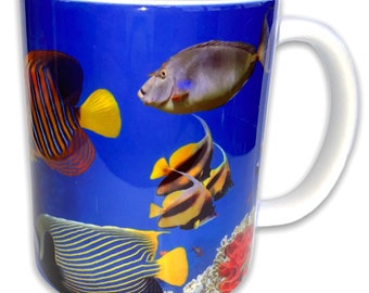 Aquarium marin - Tasse en céramique de 11 oz