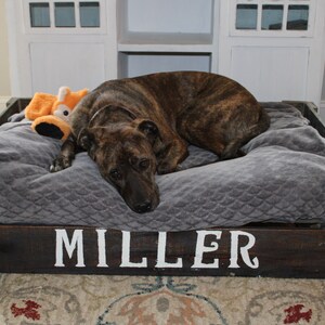 Reclaimed Pallet Wooden Dog Bed afbeelding 3