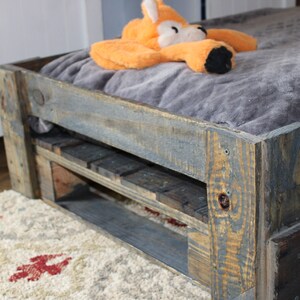 Reclaimed Pallet Wooden Dog Bed afbeelding 2