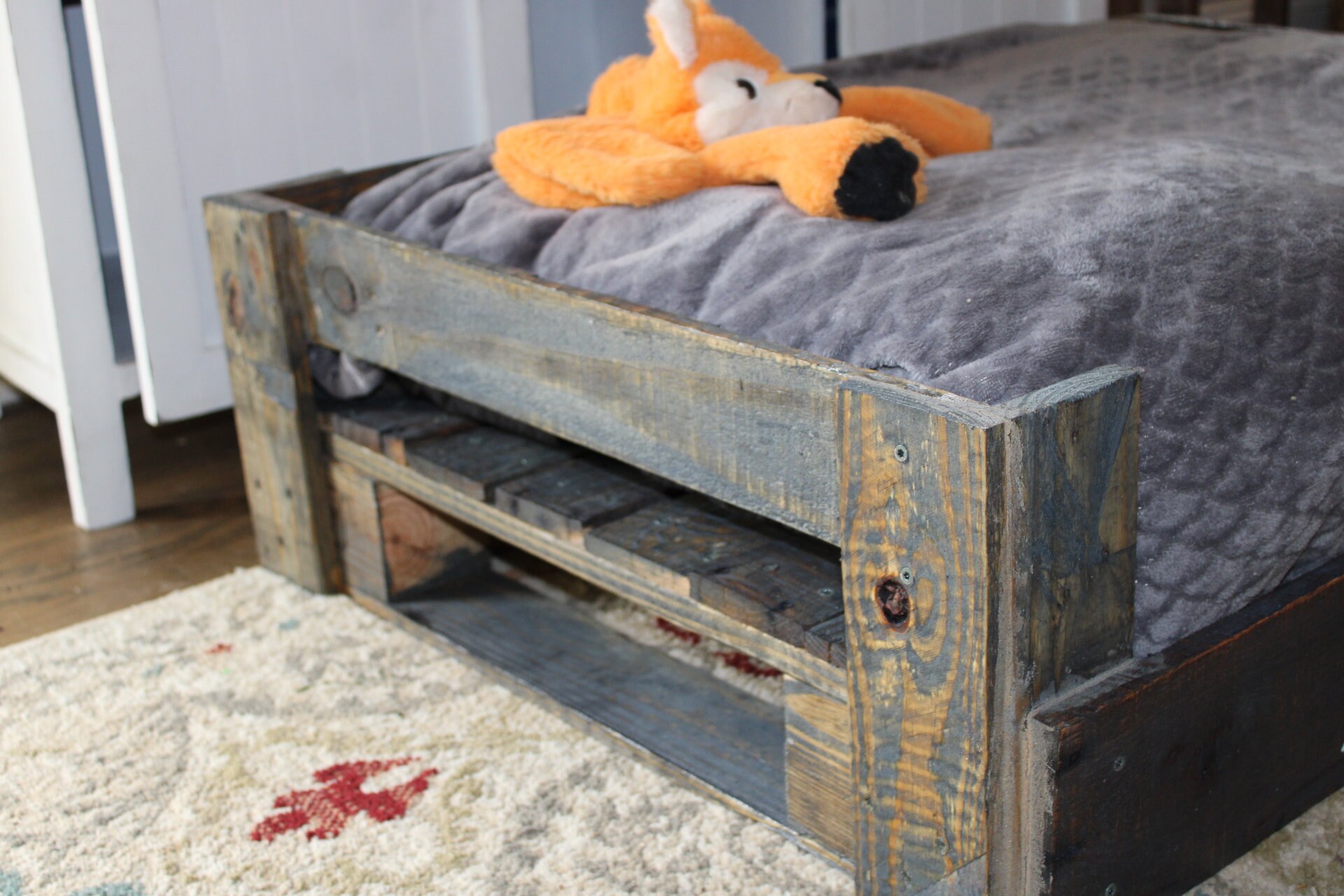Reclaimed Pallet Wooden Dog Bed Etsy UK